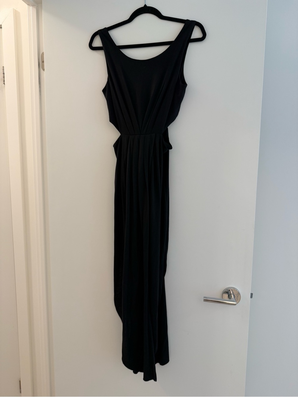 Lush Black Sleeveless Midi Dress